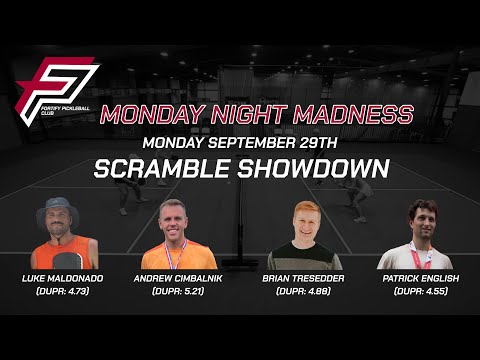 Fortify Pickleball Club: Monday Night Madness 9/29: Scramble Showdown