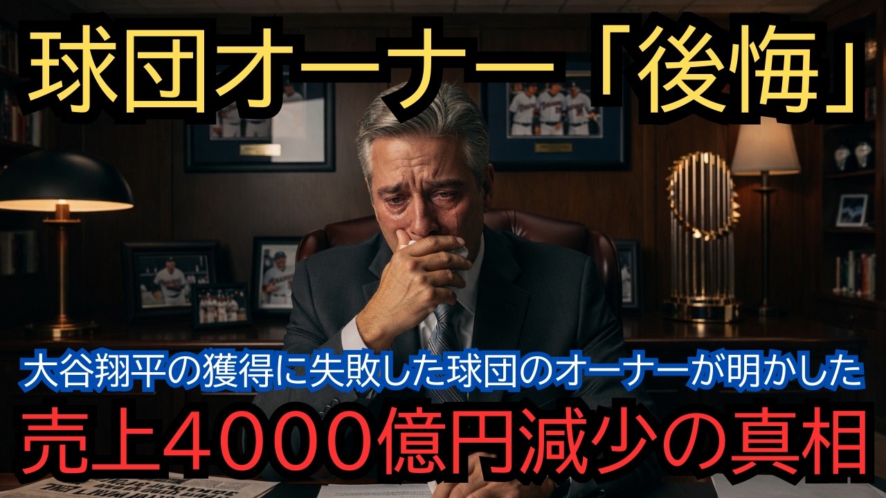 【全米激震】「あの日、1000億円積むべきだった」大谷翔平の獲得に失敗した球団オーナー6人が明かした