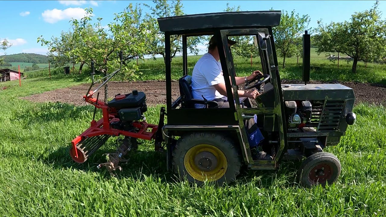 Srovnání zahrádky po nevydařené orbě