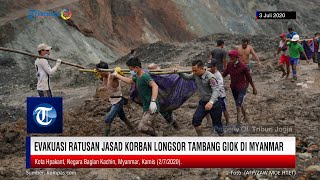 Evakuasi Ratusan Jasad Korban Longsor Tambang Giok di Myanmar