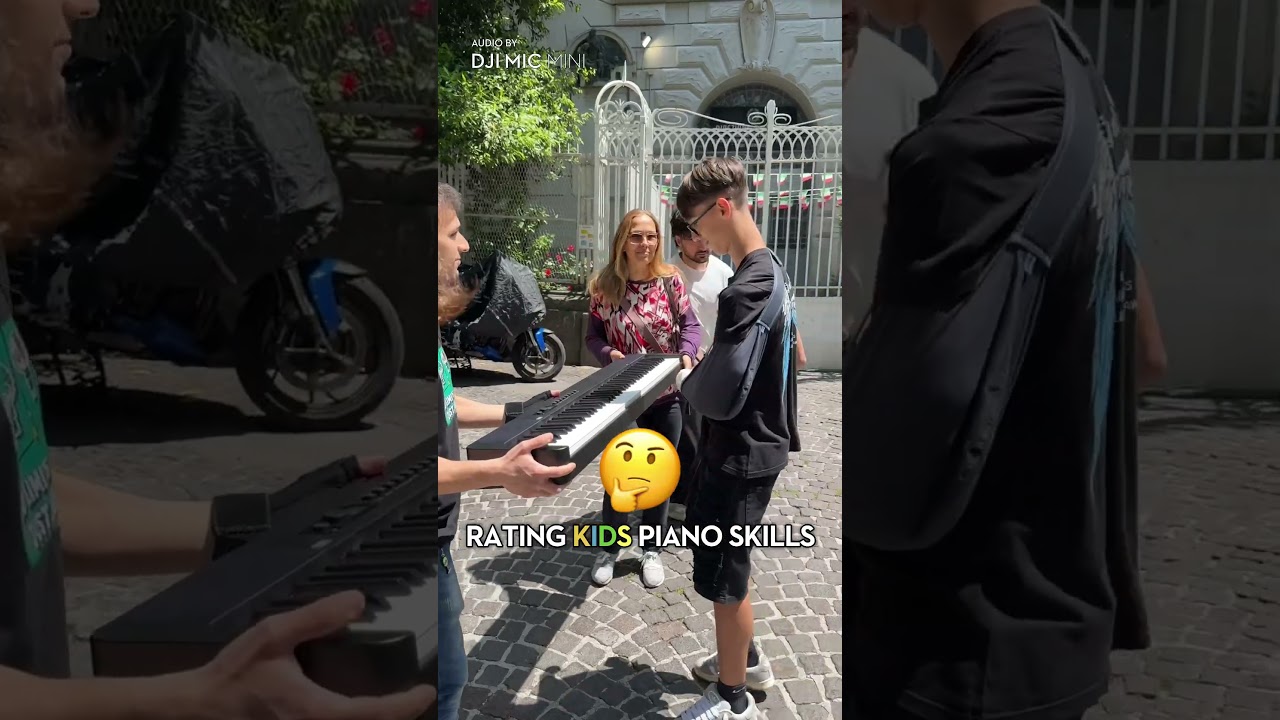 Testing Kids’ Piano Skills with DJI Mic Mini 🎹🎤 | Audio Quality Challenge!
