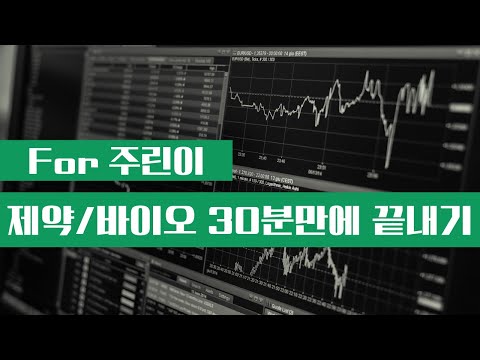[하루10분 미국 주식공부] 제약 바이오 30분만에 끝내기