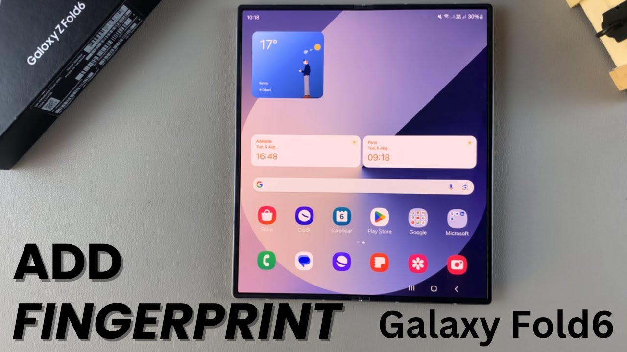 how-to-add-fingerprint-on-samsung-galaxy-z-fold-6-youtube