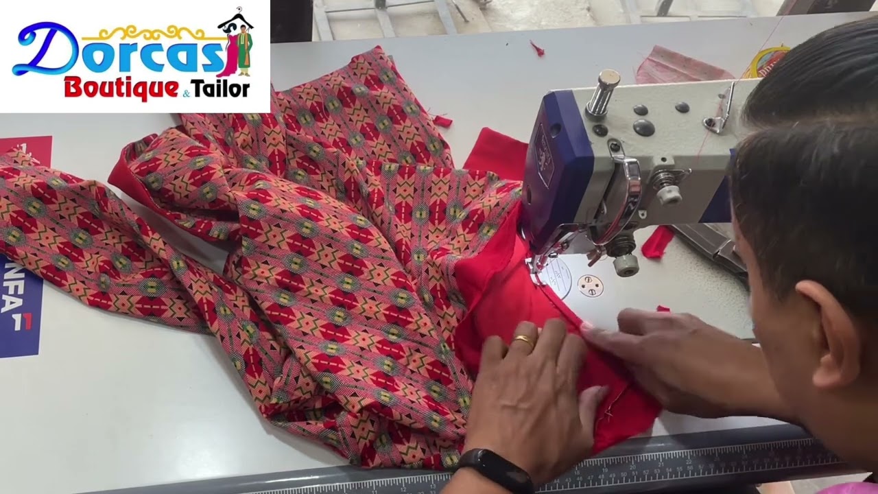 Dorcas Boutique Kapan Size 38 Chaubandi choli stitching Video ( Last part )