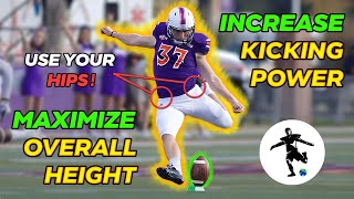 How To Kick a Football Better Using Your Hips