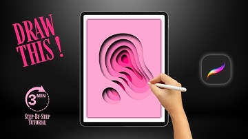 Procreate Super Easy Tutorial * Paper Cut Effect* ! 3 mns !