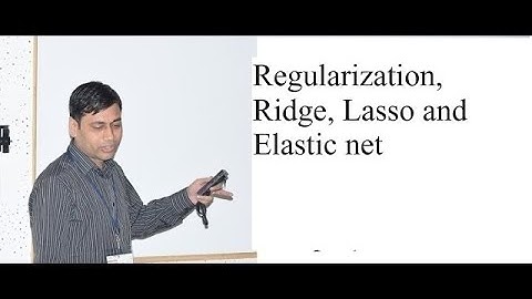 Regularization Part 1 (Basics of Ridge, Lasso and Elastic net)