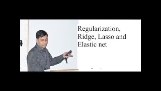 Regularization Part 1 (Basics of Ridge, Lasso and Elastic net)