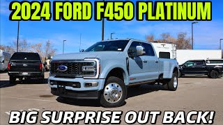 2024 Ford F450 Platinum: New Color And Big Surprise Out Back!