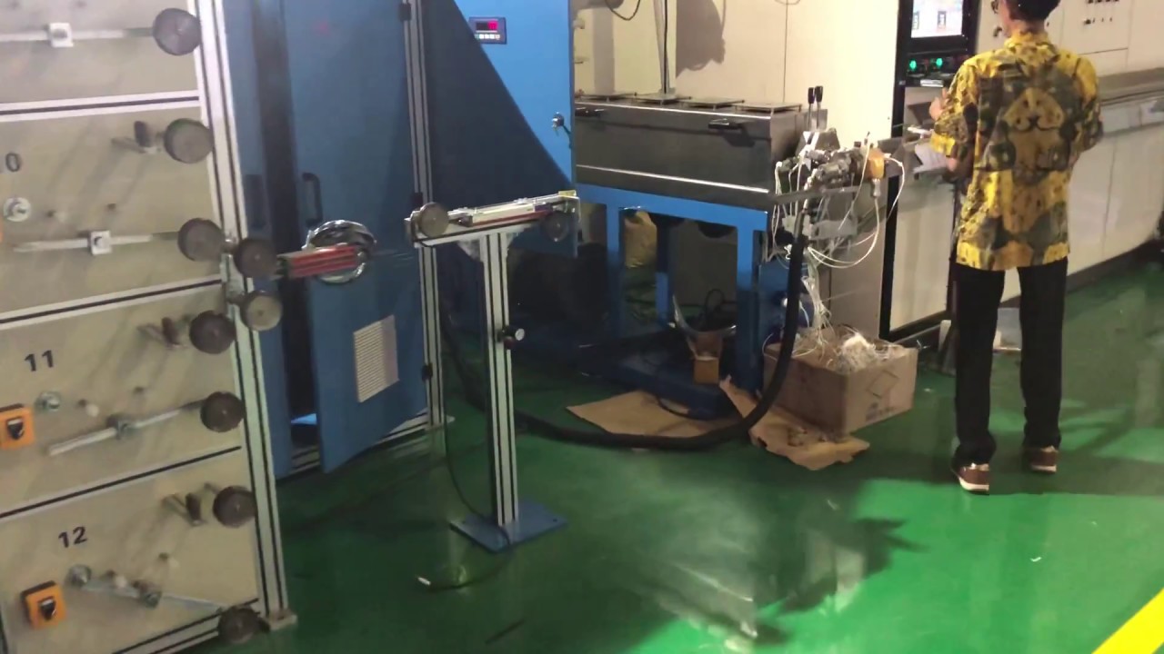 Secondary coating line / Loose tube line inspection in Shanghai Weiye OFC