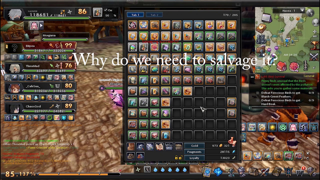 Aura Kingdom.To - Beginner Guide 101 Part 2 - Salvaging and Fortification