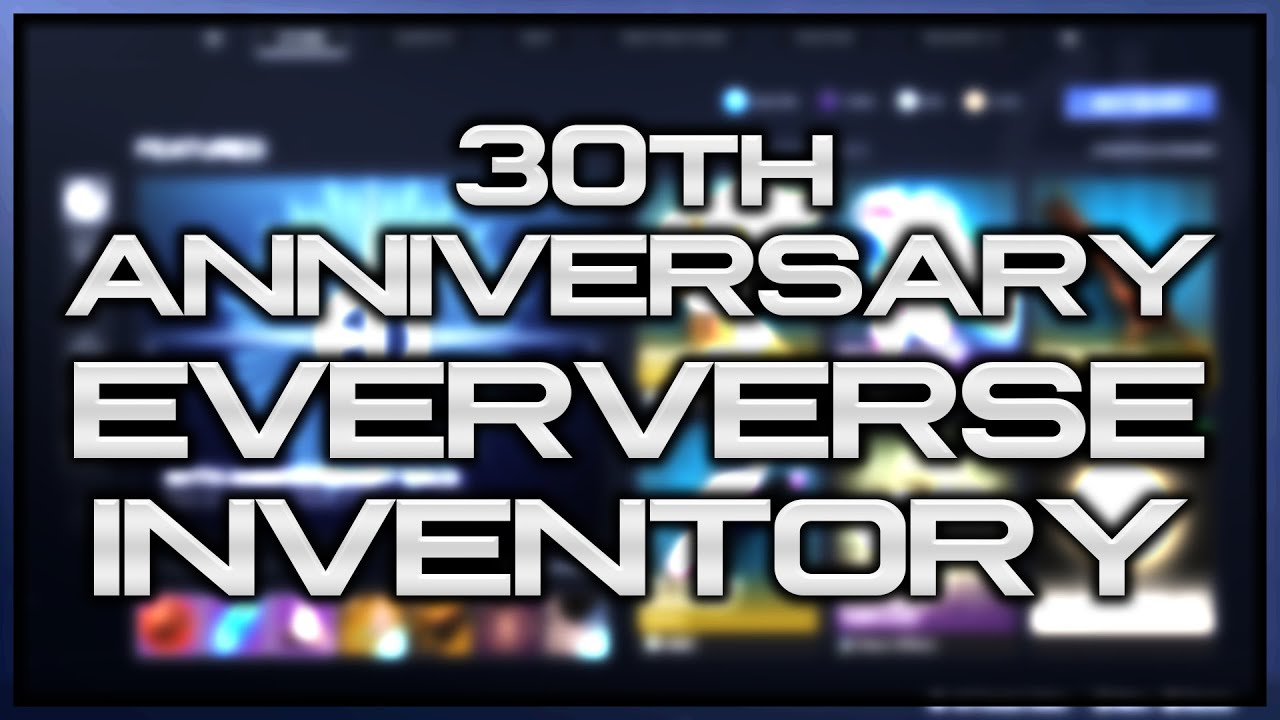 30th Anniversary Eververse Store