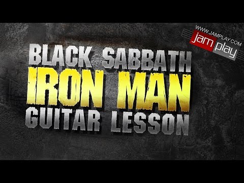 Guitar Lesson - Iron Man by Black Sabbath