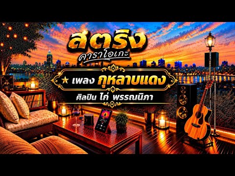 กุหลาบแดง _ ศิลปิน ไก่ พรรณนิภา - คาราโอเกะ  Cover Suno Ai ( MT Studio Karaoke Thailand )
