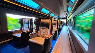 Поездка на удивительном роскошном поезде Японии | Сапфир Одорико Премиум Зеленый
