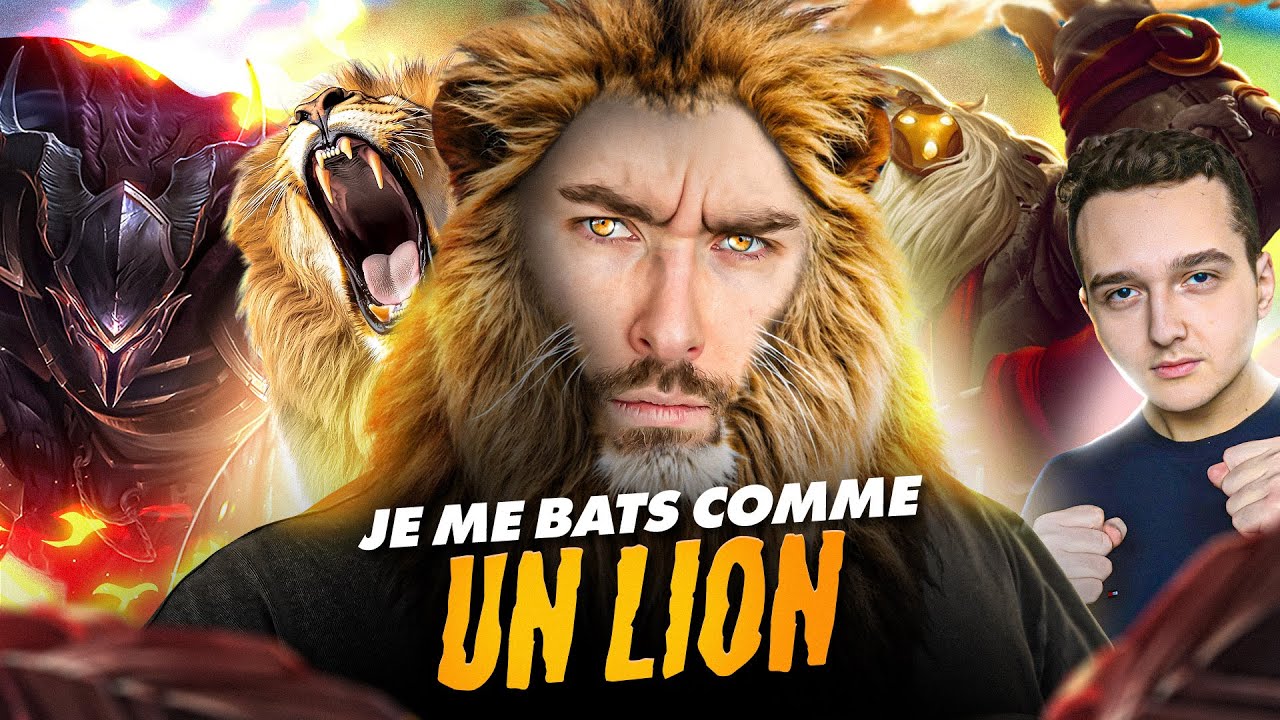 JE ME BATS COMME UN LION AVEC MON PANTHÉON