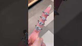 Pretty Ring Design 💍#stylish #silver #jewellery #viralshorts