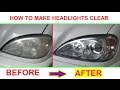 How to make headlight clear and shiny like new! Demonstrated on Mercedes W163 ML320