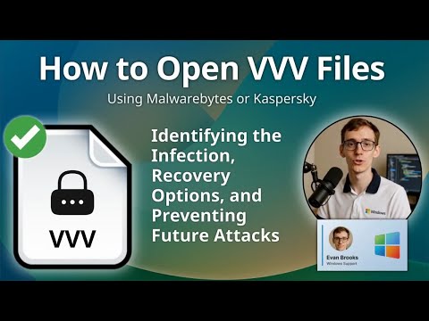 How to Open VVV Files (Malwarebytes or Kaspersky)