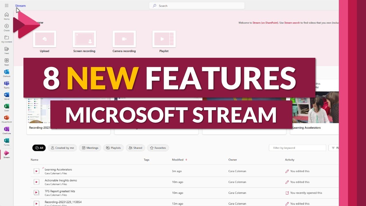 How to use Microsoft Stream | 8 new features