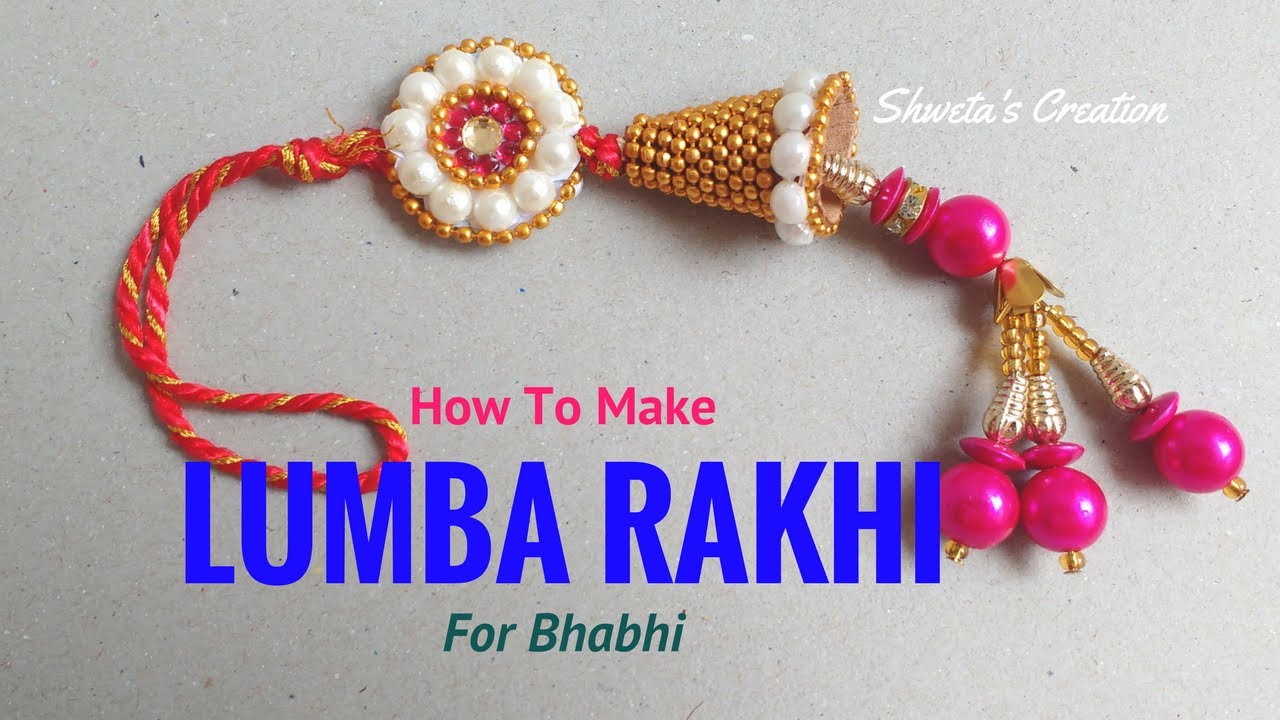Handmade Name Rakhi| नाम वाली राखी| Handmade Rakhi|Pearl Name Bracelets|Swastik  Rakhi|Rakhi 2021 - YouTube