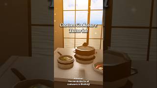Custom Bloxburg Cookware Hack! #shorts #bloxburg #bloxburghacks #bloxburgbuild #roblox