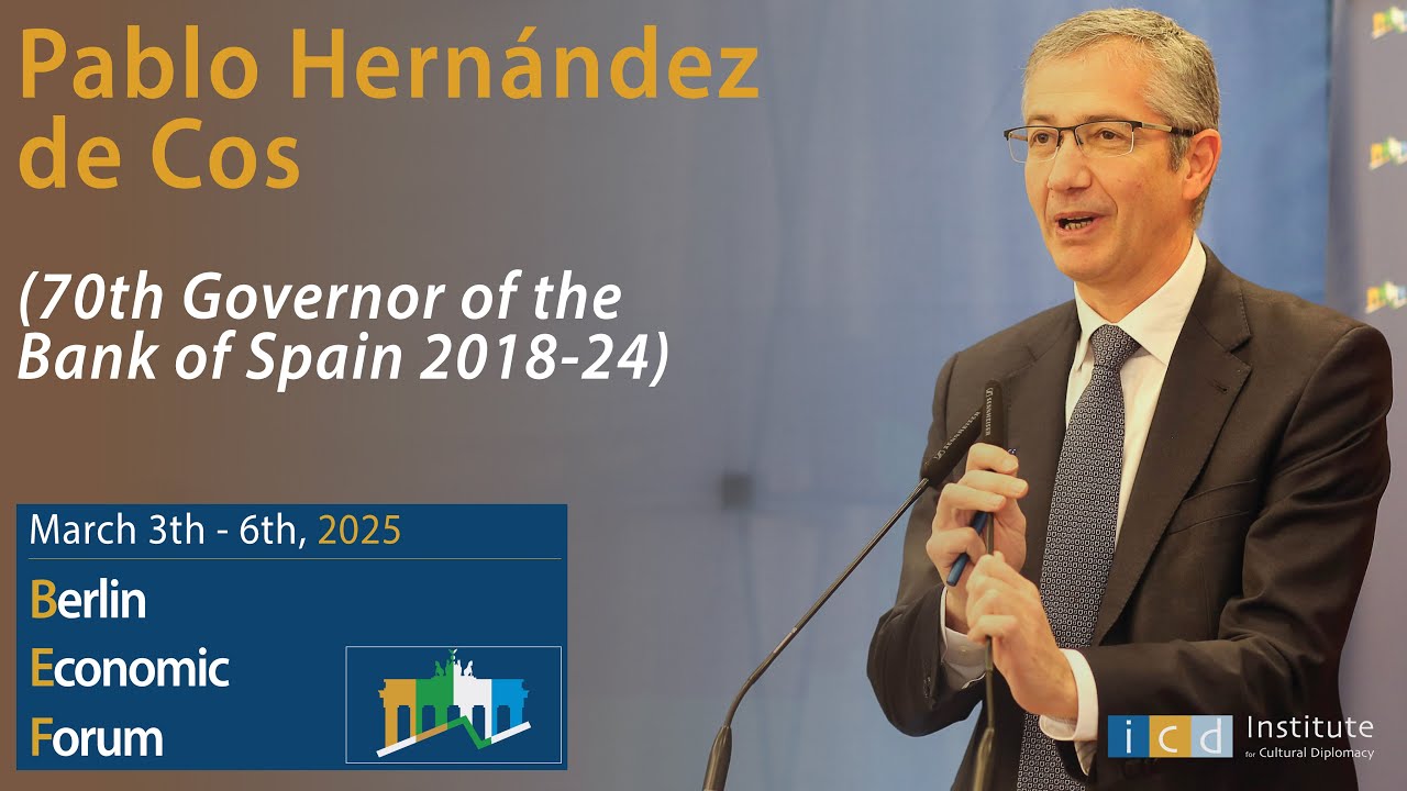 Pablo Hernández de Cos (70th Governor of the Bank of Spain, 2018-24)