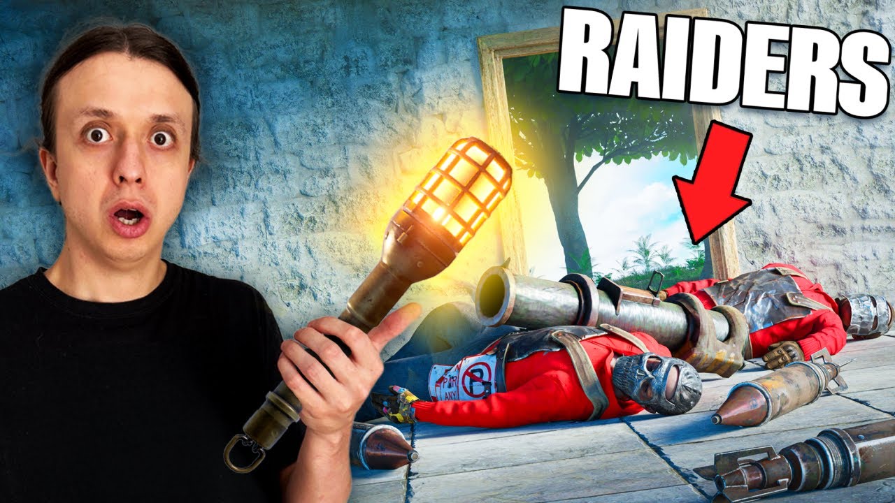 I defended a raid with a torch...