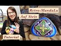 BUNTES und FETZIGES DOT ART MANDALA DIY I Steine bemalen mit MandaLa I rockpainting