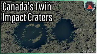 The Double Impact Crater In Canada The Clearwater Craters
