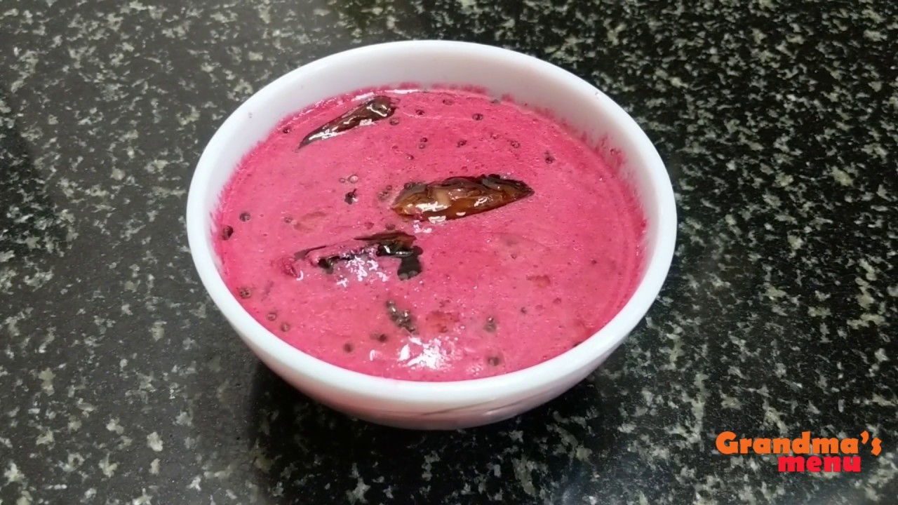 Beetroot Pachadi recipe Kerala style YouTube