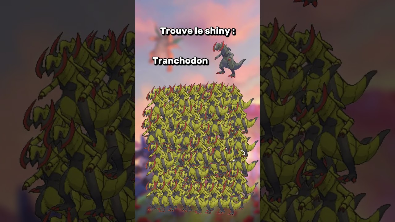 trouve le Tranchodon shiny 
