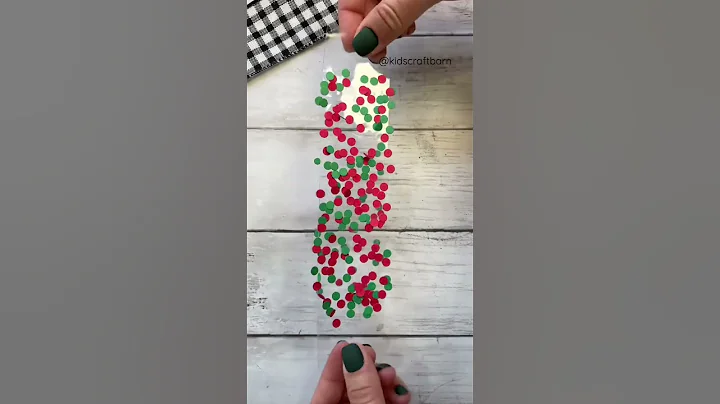 DIY Christmas bookmark! #kidscraft #craftideas #diychristmascrafts #diyforkids #craftideas