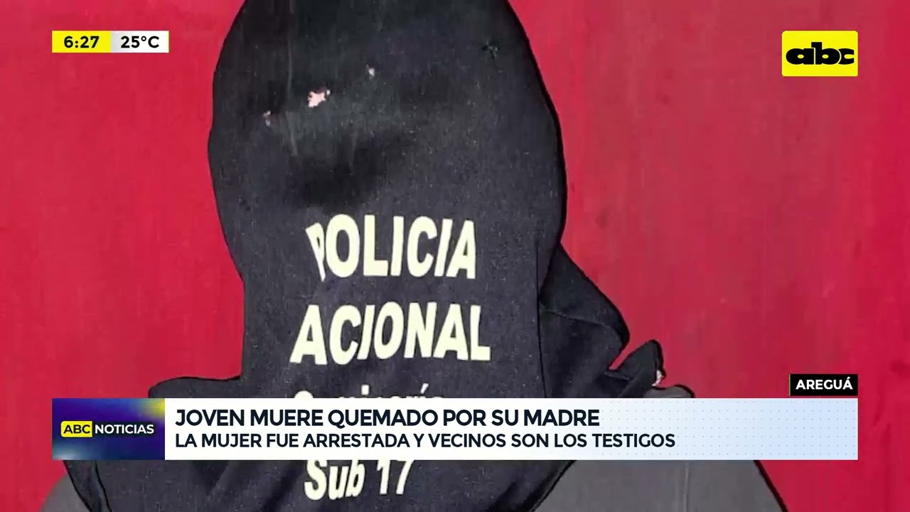 Detienen a una madre por presuntamente prender fuego a su hijo