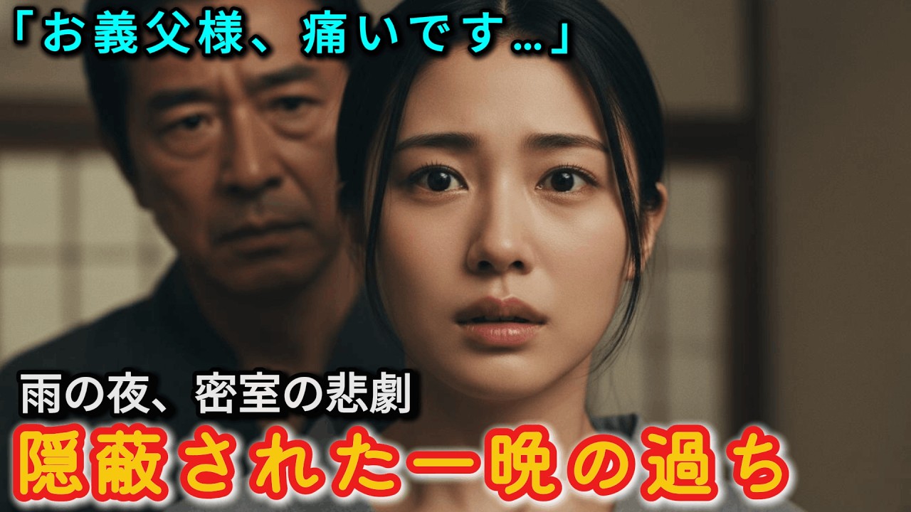 夫の出張中、義父と二人きりの夜。嫁の悲鳴が聞こえた直後…まさかの結末に震えた。