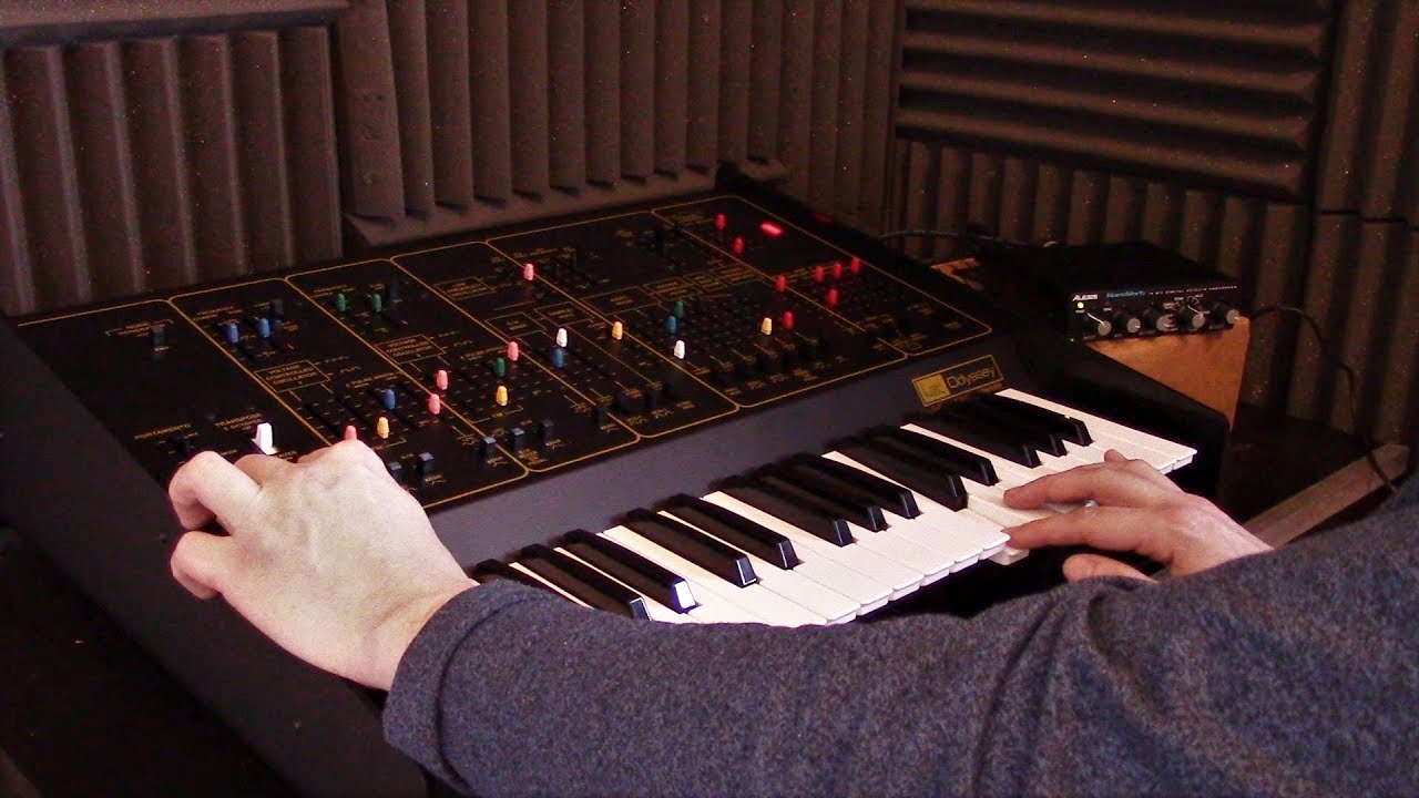 Arp Odyssey & Alesis Nanoverb