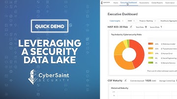 Quick Demo | Leveraging A Security Data Lake Strategy With The CyberSaint CyberStrong Platform
