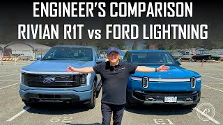 THESE TWO VEHICLES DEFINE THE FUTURE OF TRUCKS  RIVIAN R1T vs FORD F150 LIGHTNING