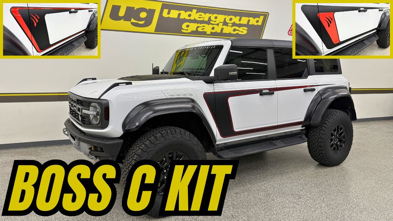 Bronco Stripe Raptor How To Install Your Bronco Raptor Boss C Stripe Kit | From Underground ...