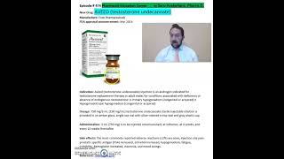AVEED (testosterone undecanoate) - testosterone replacement therapy