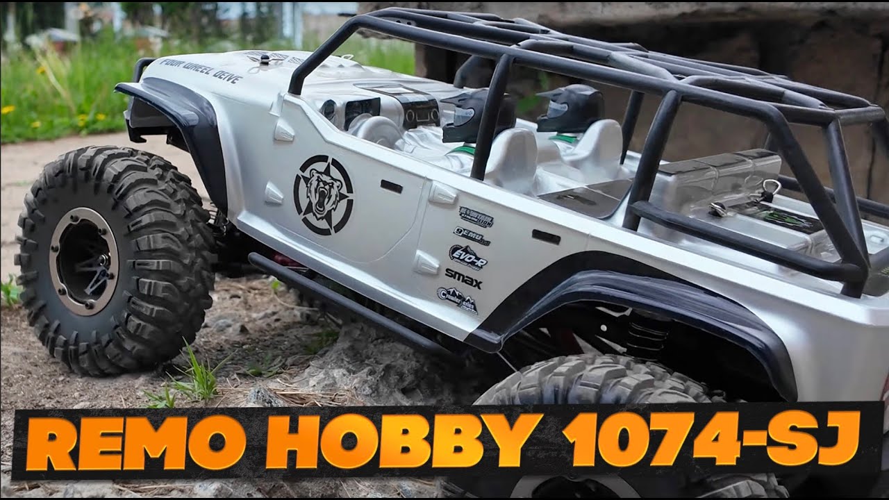 УТОПИЛ ВНЕДОРОЖНИК, ПЕРВЫЙ ВЫЕЗД НА REMO HOBBY 1073-SJ