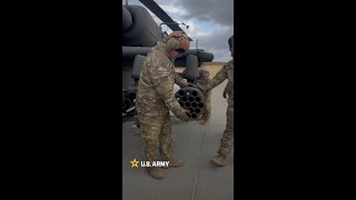 How do you load an Apache helicopter?