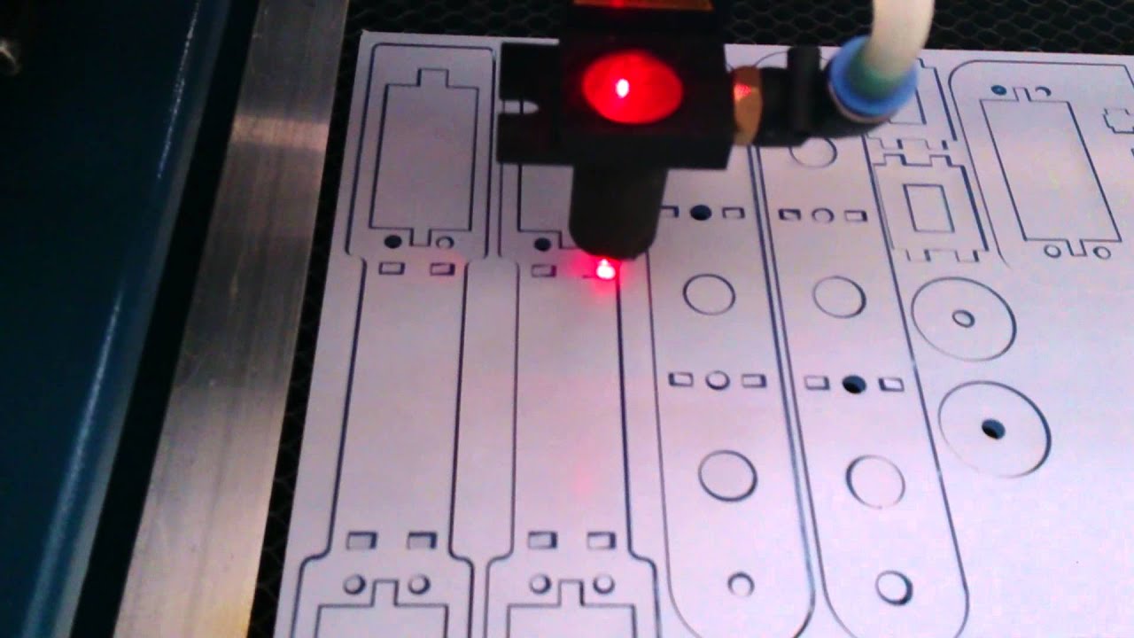 CNC laser cutting robotic arm - YouTube