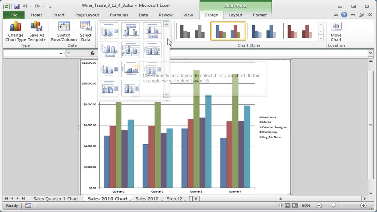 Chart Style In Excel