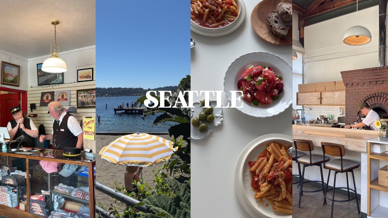 미국일상 브이로그 | 이런여름 또 없습니다 시애틀의 아름다운 여름날들 | 소리질러 마켓컬리 미국상륙💜 | 귀여운 트롤리타러 포틀랜드 여행 | 더치브로스커피와 블루스타도넛 