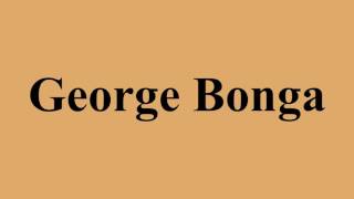 George Bonga