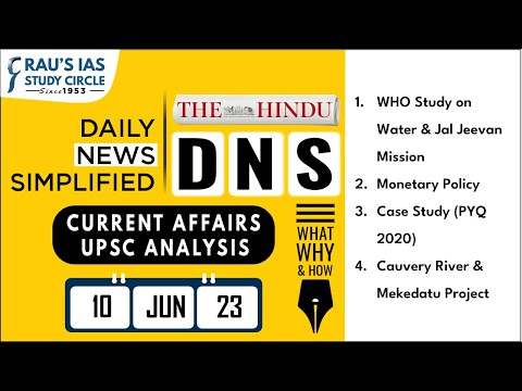 The Hindu Analysis | 10th June, 2023 | Daily Current Affairs | UPSC CSE 2023 | DNS