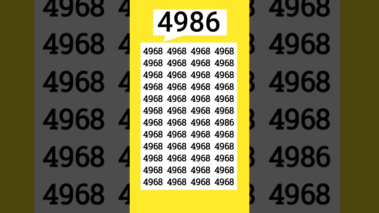 Can You Spot The Stray 4986 Fyp Viral Fypviral Iqtest Shorts Eymath