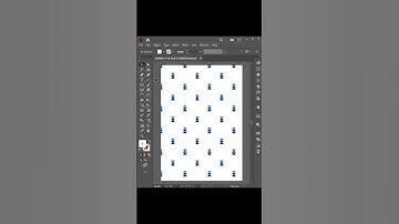 How to make simple fabric pattern in illustrator#shortvideo
