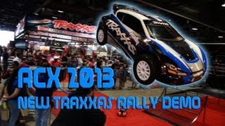 RCX 2013 Long Beach - Remote Controlled Car Expo - INSANE RC Car Jumping at Traxxas Booth